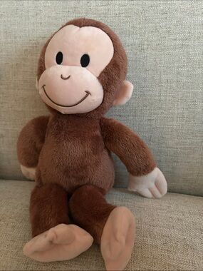 Classic Brown Monkey Plush Stuffed Animal - Soft Kids Toy